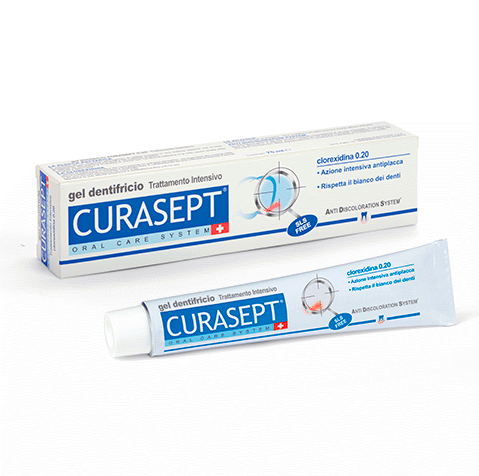 CURASEPT DANTŲ PASTA SU CHLORHEKSIDINU 0,20%