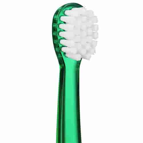 Vaikiškas dantų šepetėlis 0-6 m., TELLO Mega Soft BLACK, ypač minkštas 10400, 1 vnt