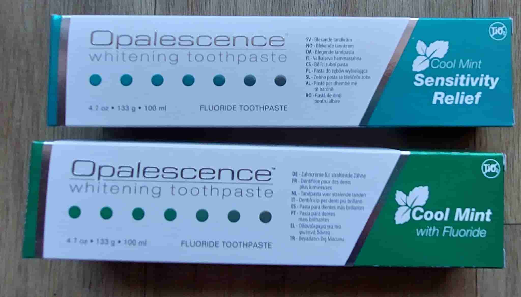 Opalescence dantų pastų rinkinys 1 + 1 Sensitive