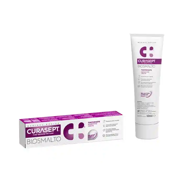 Kasdienė dantų pasta, CURASEPT Biosmalto Sensitive teeth, 75 ml